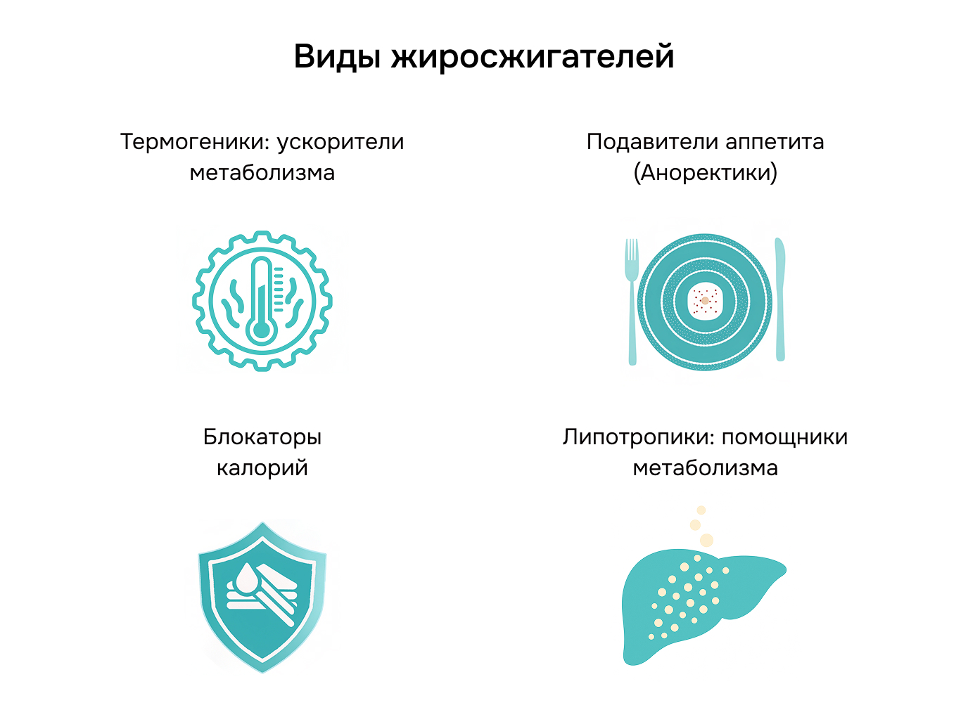 Виды жиросжигателей